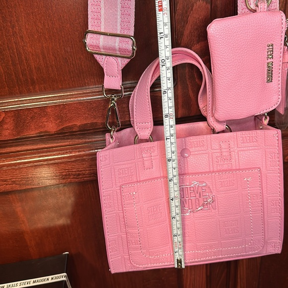Steve Madden Pink Mini Tote Bag - Picture 4 of 12